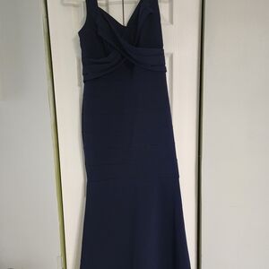 NWT Is For A Special Night Out, Prom Or Formal Dress is Navy Blue Mermaid Style